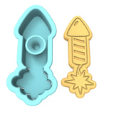 Firework Rocket Cookie Cutter | Stamp | Stencil #2