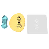 Firework Rocket Cookie Cutter | Stamp | Stencil #3