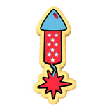 Firework Rocket Cookie Cutter | Stamp | Stencil #3