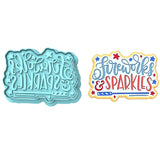 Fireworks and Sparkles Cookie Cutter | Stamp | Stencil #1