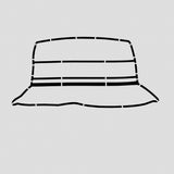 Fishing Hat Cookie Cutter | Stamp | Stencil #1 Boys/ Army / Outdoorsman Cookie Cutter Lady 2 Inch Small Cupcake Stencil Only No