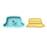 Fishing Hat Cookie Cutter | Stamp | Stencil #1 Boys/ Army / Outdoorsman Cookie Cutter Lady 