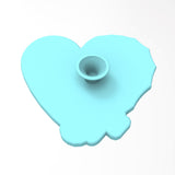 Fishing Heart Cookie Cutter | Stamp | Stencil #1