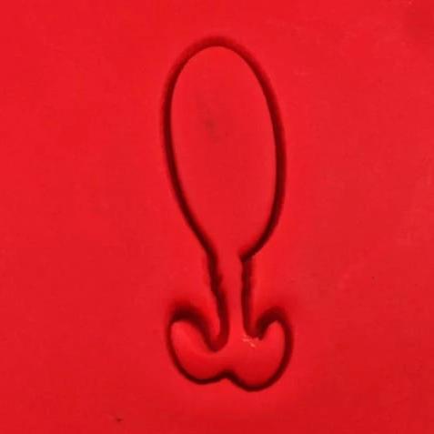 Fishing Lure Cookie Cutter Outline #2 Boys/ Army / Outdoorsman Cookie Cutter Lady 