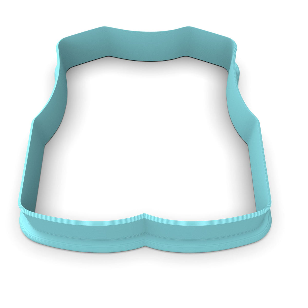 Fishing Vest Cookie Cutter | Stamp | Stencil #1 Boys/ Army / Outdoorsman Cookie Cutter Lady 2 Inch Small Cupcake Cutter Only No