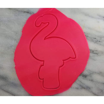 Flamingo Cookie Cutter Outline #1 - Animals & Dinosaurs