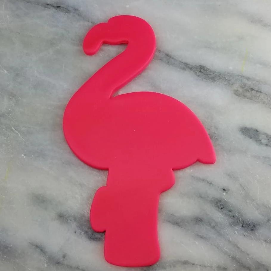 Flamingo Cookie Cutter Outline #1 - Animals & Dinosaurs