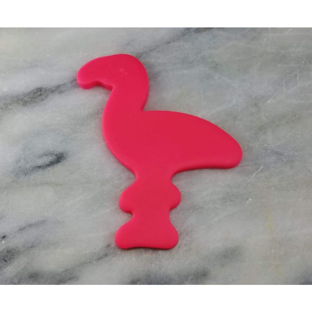 Flamingo Cookie Cutter Outline #2 - Animals & Dinosaurs