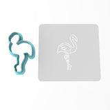 Flamingo Cookie Cutter | Stamp | Stencil #1
