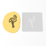 Flamingo Cookie Cutter | Stamp | Stencil #1