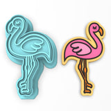 Flamingo Cookie Cutter | Stamp | Stencil #1