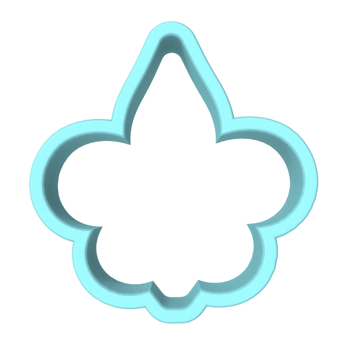Fleur De Lis Cookie Cutter | Stamp | Stencil #1 Boys/ Army / Outdoorsman Cookie Cutter Lady MINI - 2 Inches (5cm) Cookie Cutter ONLY (Outline) 
