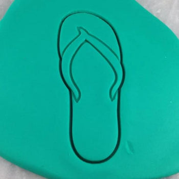 Flip Flop Sandal Cookie Cutter Detailed
