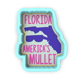 Florida America's Mullet Cookie Cutter | Stamp | Stencil #1