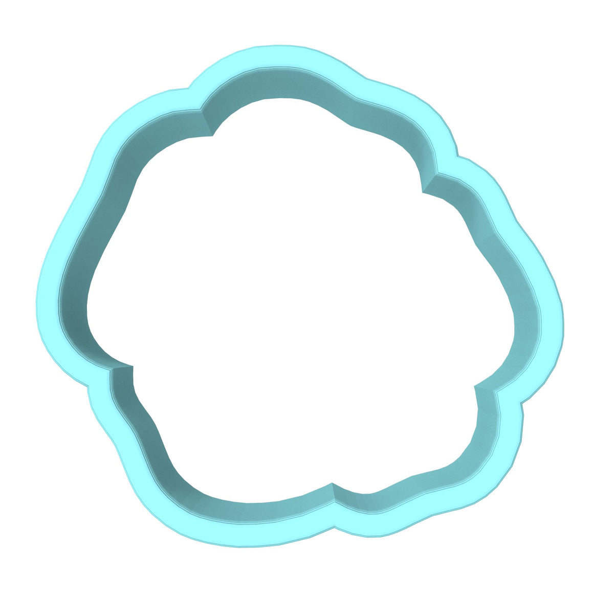 Flower Cookie Cutter | Stamp | Stencil #2 Animals & Dinosaurs Cookie Cutter Lady MINI - 2 Inches (5cm) Cookie Cutter ONLY (Outline) 