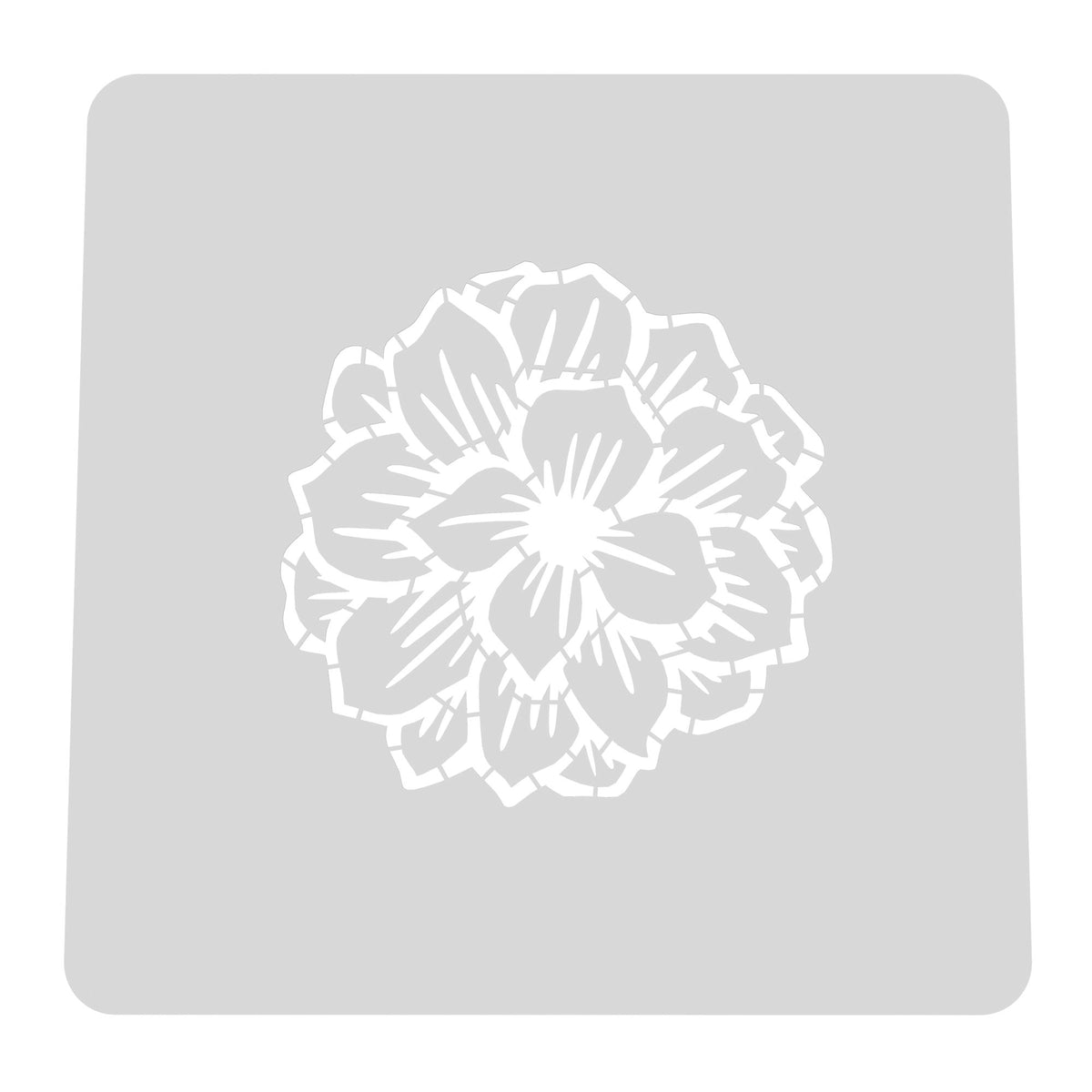 Flower Cookie Cutter | Stamp | Stencil #4 Animals & Dinosaurs Cookie Cutter Lady MINI - 2 Inches (5cm) Stencil ONLY 