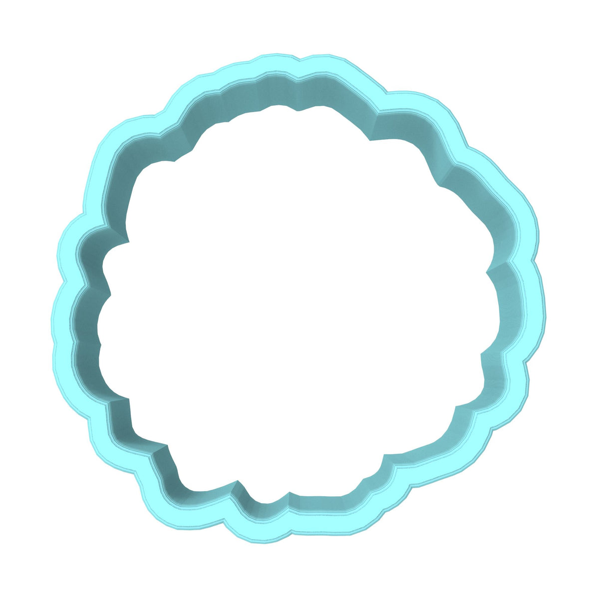 Flower Cookie Cutter | Stamp | Stencil #4 Animals & Dinosaurs Cookie Cutter Lady MINI - 2 Inches (5cm) Cookie Cutter ONLY (Outline) 
