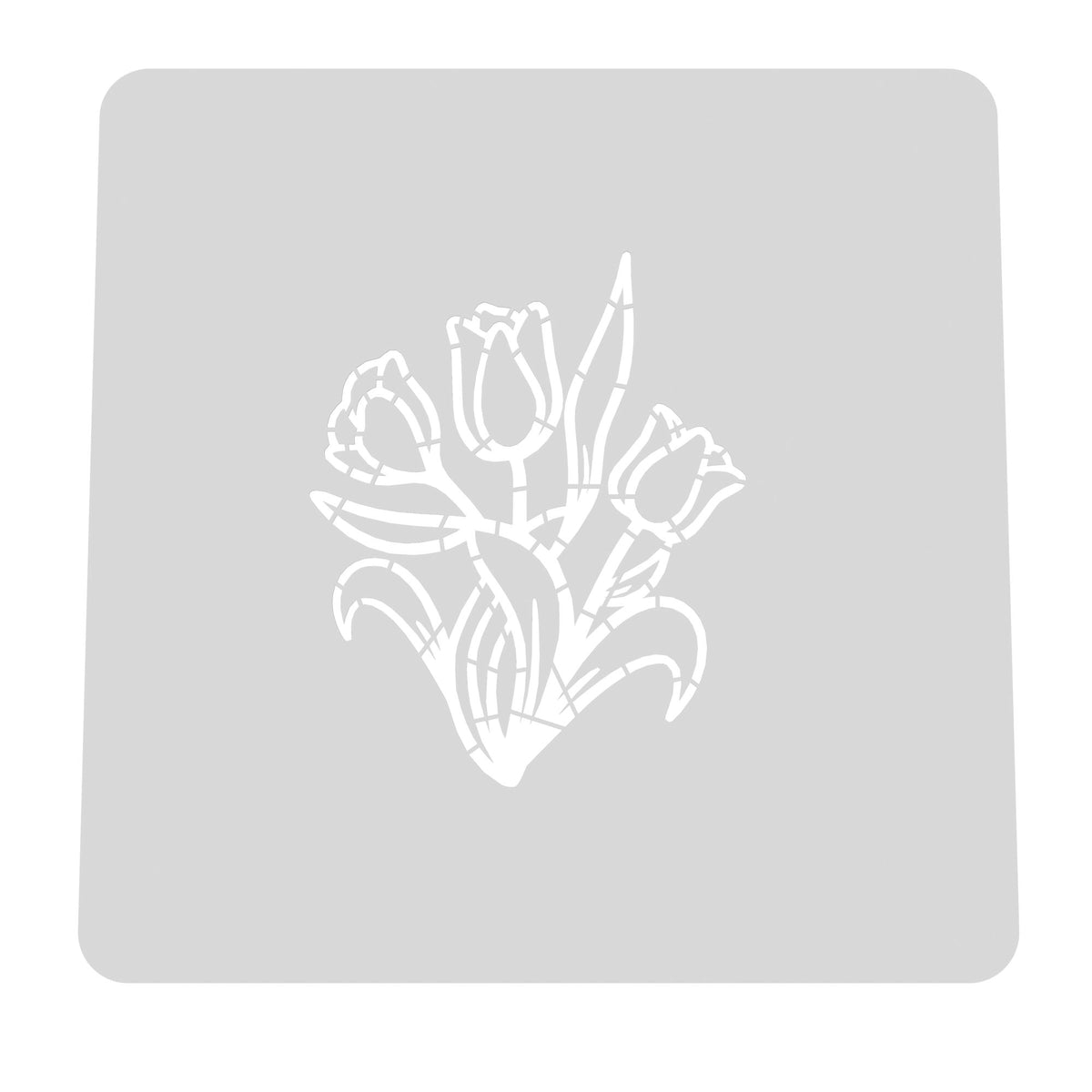Flower Cookie Cutter | Stamp | Stencil #5 Animals & Dinosaurs Cookie Cutter Lady MINI - 2 Inches (5cm) Stencil ONLY 
