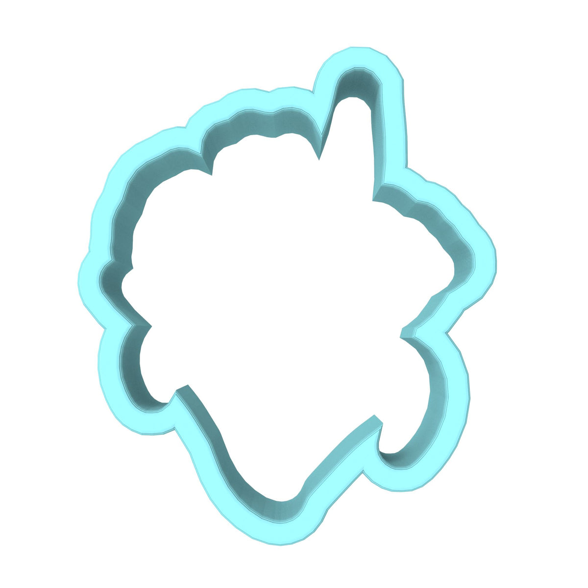Flower Cookie Cutter | Stamp | Stencil #5 Animals & Dinosaurs Cookie Cutter Lady MINI - 2 Inches (5cm) Cookie Cutter ONLY (Outline) 