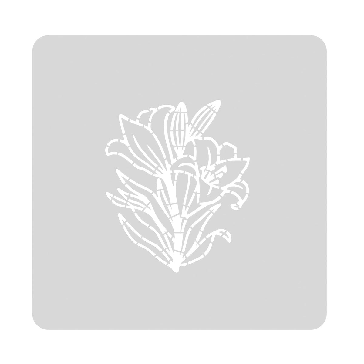 Flower Cookie Cutter | Stamp | Stencil #6 Animals & Dinosaurs Cookie Cutter Lady MINI - 2 Inches (5cm) Stencil ONLY 