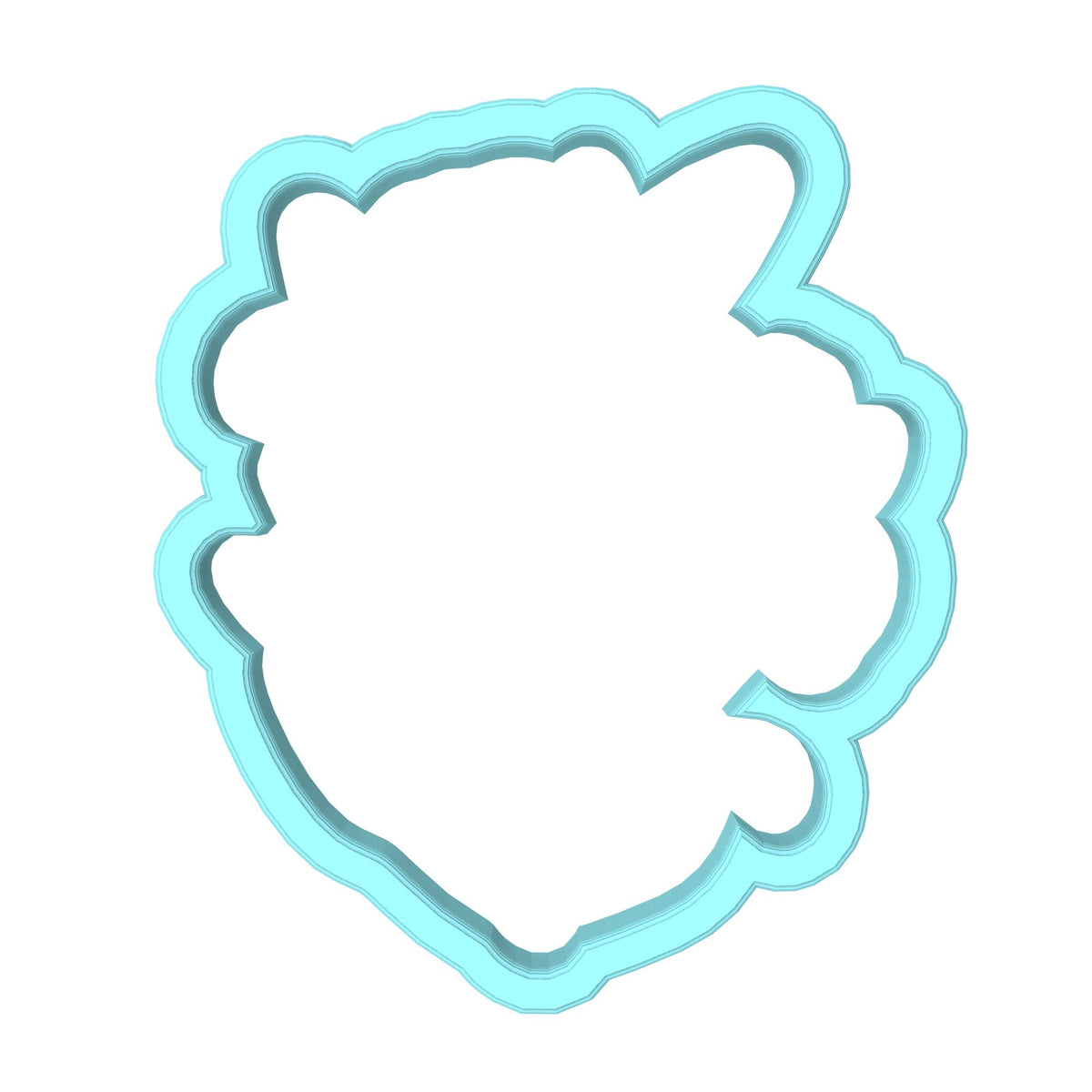 Flower Cookie Cutter | Stamp | Stencil #6 Animals & Dinosaurs Cookie Cutter Lady MINI - 2 Inches (5cm) Cookie Cutter ONLY (Outline) 