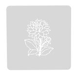 Flower Cookie Cutter | Stamp | Stencil #7 Animals & Dinosaurs Cookie Cutter Lady MINI - 2 Inches (5cm) Stencil ONLY 