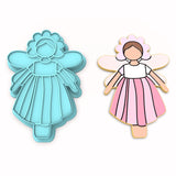 Flower Fairy Cookie Cutter | Stamp | Stencil