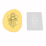 Flower Fairy Cookie Cutter | Stamp | Stencil