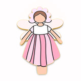 Flower Fairy Cookie Cutter | Stamp | Stencil
