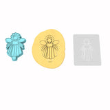 Flower Fairy Cookie Cutter | Stamp | Stencil