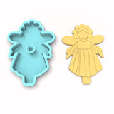 Flower Fairy Cookie Cutter | Stamp | Stencil
