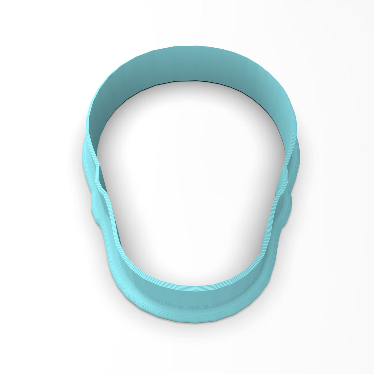 Flowered Skull Cookie Cutter | Stamp | Stencil #1
