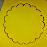 Fluted Circle Cookie Cutter - Fondant & Plaques