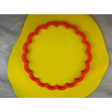 Fluted Circle Cookie Cutter - Fondant & Plaques