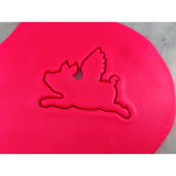 Flying Pig Cookie Cutter Outline #1 - Animals & Dinosaurs