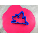 Flying Pig Cookie Cutter Outline #1 - Animals & Dinosaurs