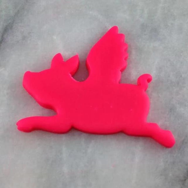 Flying Pig Cookie Cutter Outline #1 - Animals & Dinosaurs