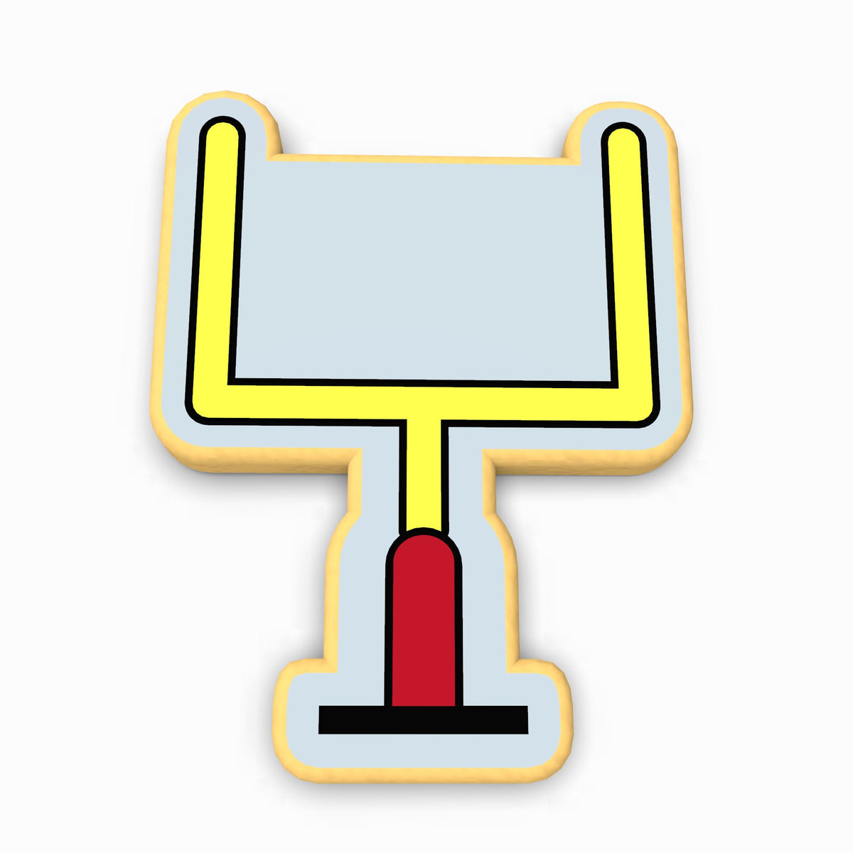 Football Field Goal Cookie Cutter | Stamp | Stencil #1