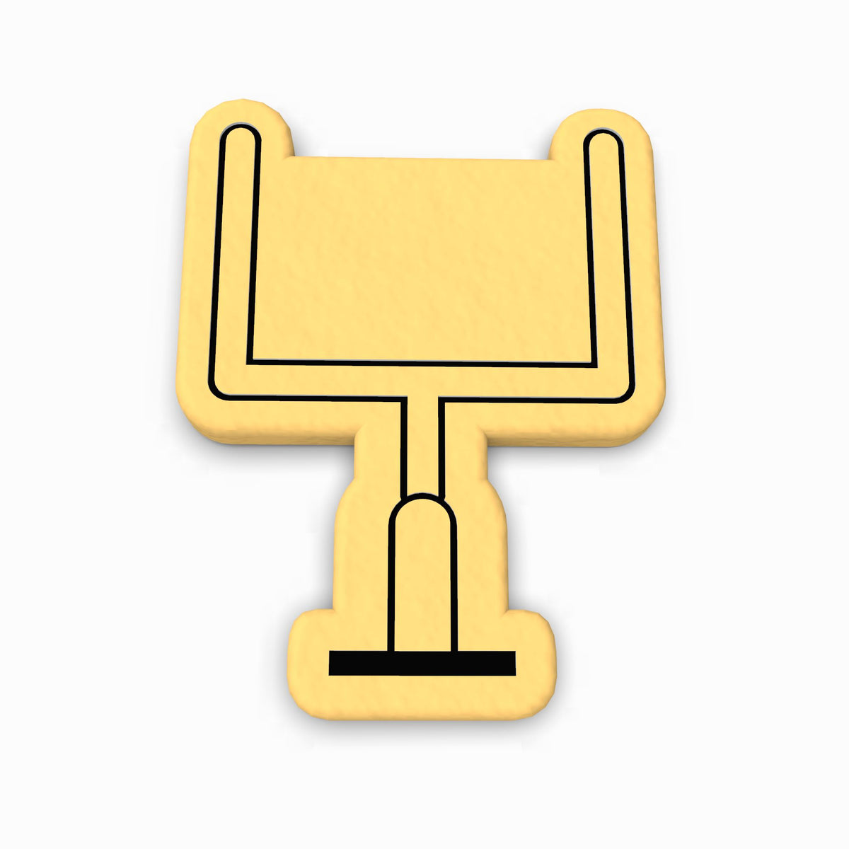 Football Field Goal Cookie Cutter | Stamp | Stencil #1