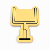 Football Field Goal Cookie Cutter | Stamp | Stencil #1