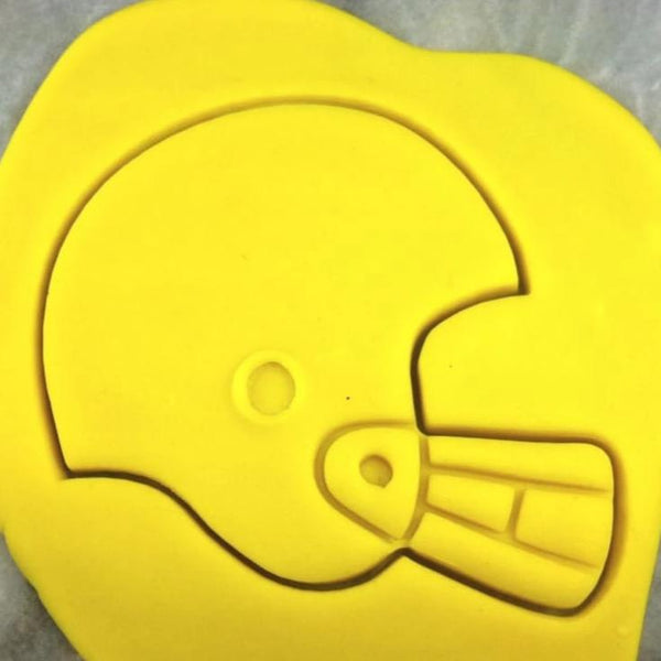 Football Helmet Cookie Cutter Detailed