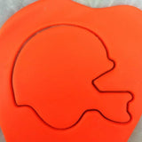 Football Helmet Cookie Cutter Outline Sports Cookie Cutter Lady 