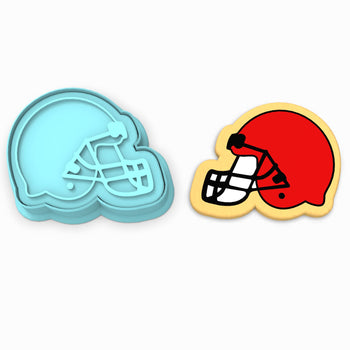 Football Helmet Cookie Cutter | Stamp | Stencil #2