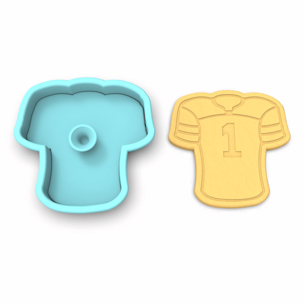 Football Jersey Cookie Cutter | Stamp | Stencil #1 Sports Cookie Cutter Lady 