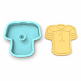 Football Jersey Cookie Cutter | Stamp | Stencil #1 Sports Cookie Cutter Lady 