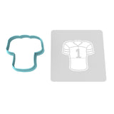 Football Jersey Cookie Cutter | Stamp | Stencil #1 Sports Cookie Cutter Lady 2 Inch Small Cupcake Cutter Only Yes