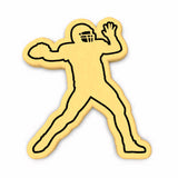 Football Quarterback Cookie Cutter | Stamp | Stencil #1