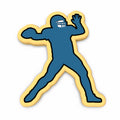 Football Quarterback Cookie Cutter | Stamp | Stencil #1