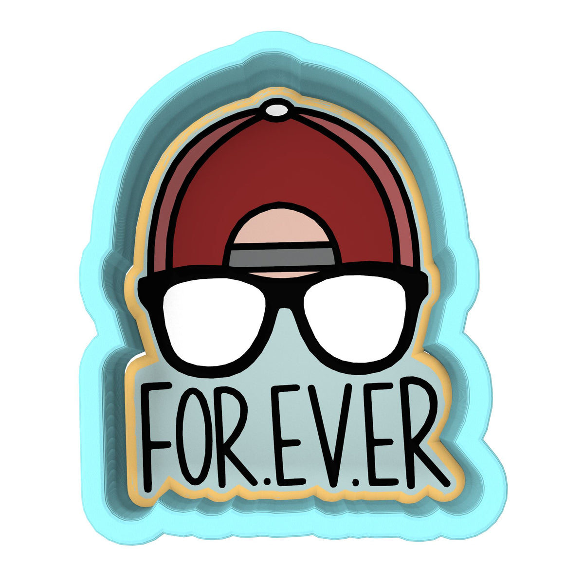 Forever Sandlot Cookie Cutter | Stamp | Stencil #1 4th of july Cookie Cutter Lady 