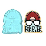 Forever Sandlot Cookie Cutter | Stamp | Stencil #1 4th of july Cookie Cutter Lady MINI - 2 Inches (5cm) **BUNDLE** Cutter + Stamp 